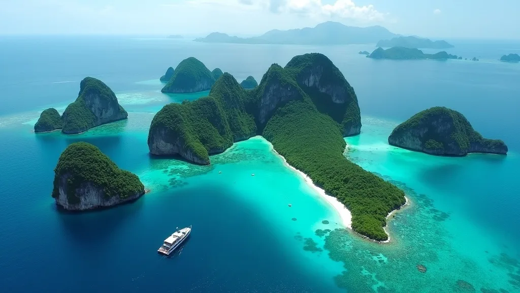 Reaching Wayag by Honeymoon Cruise